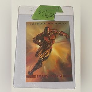 #4 Iron Man, 1993 marvel masterpieces sky box Anthony Tony Stark